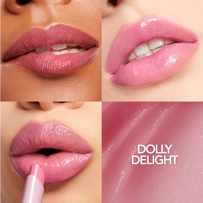 BUXOM Full-On Plumping Lip Glow Balm, Tinted Lip Balm, Hydrating & Nourishing Lip Treatment with Hyaluronic Acid & Shea Butter, Cruelty-Free