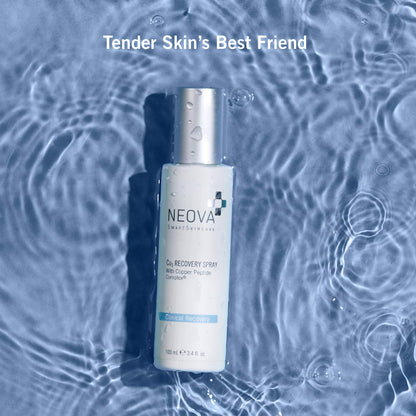 NEOVA SmartSkincare Cu3 Recovery Spray cools and moistens with droplets of Copper Peptide Complex to comfort tender skin.