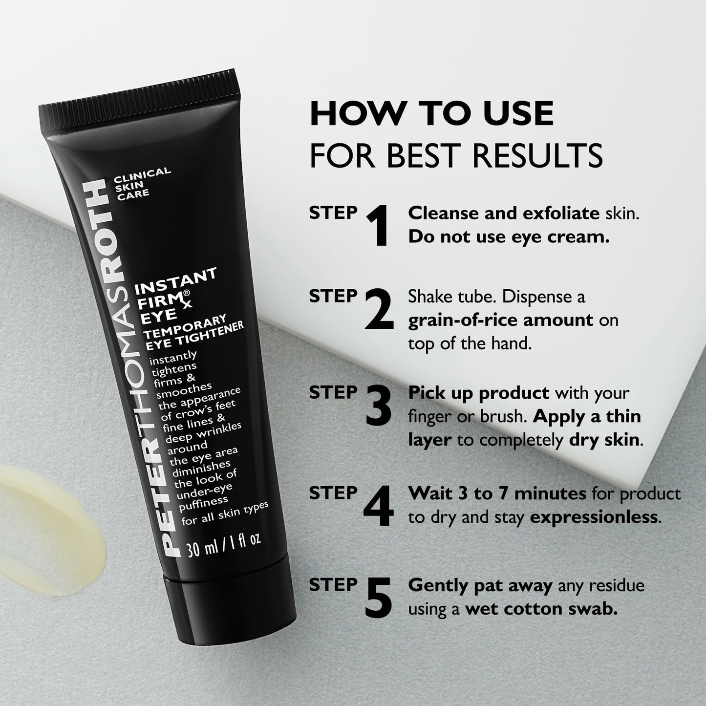 Peter Thomas Roth | Instant FIRMx Eye Temporary Eye Tightener Easy-Wear Formula (Pack of 2)