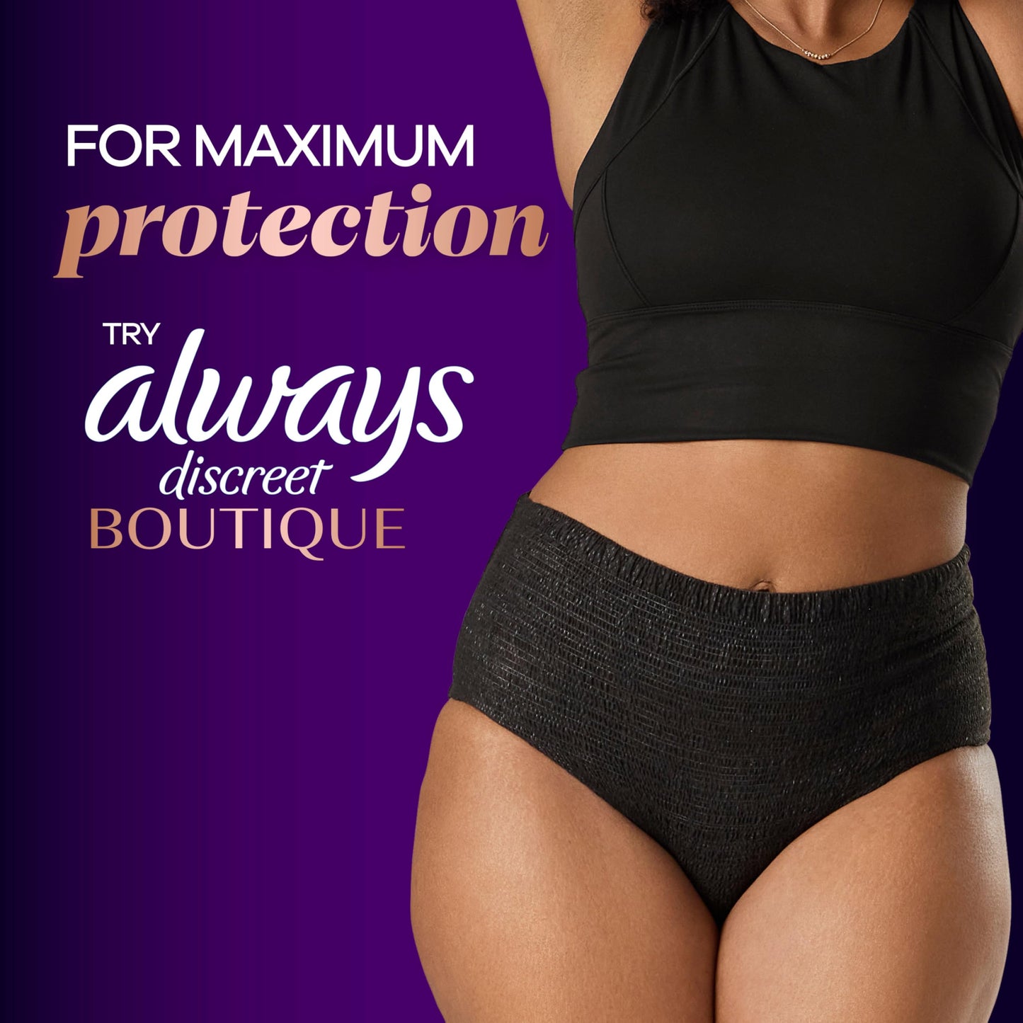 Always Discreet Adult Incontinence Pads for Women, Drier, 4 Drop Regular Length, Moderate Absorbency, Pads for Bladder Control Management, Bladder Leaks, & Postpartum Pads, 66ct