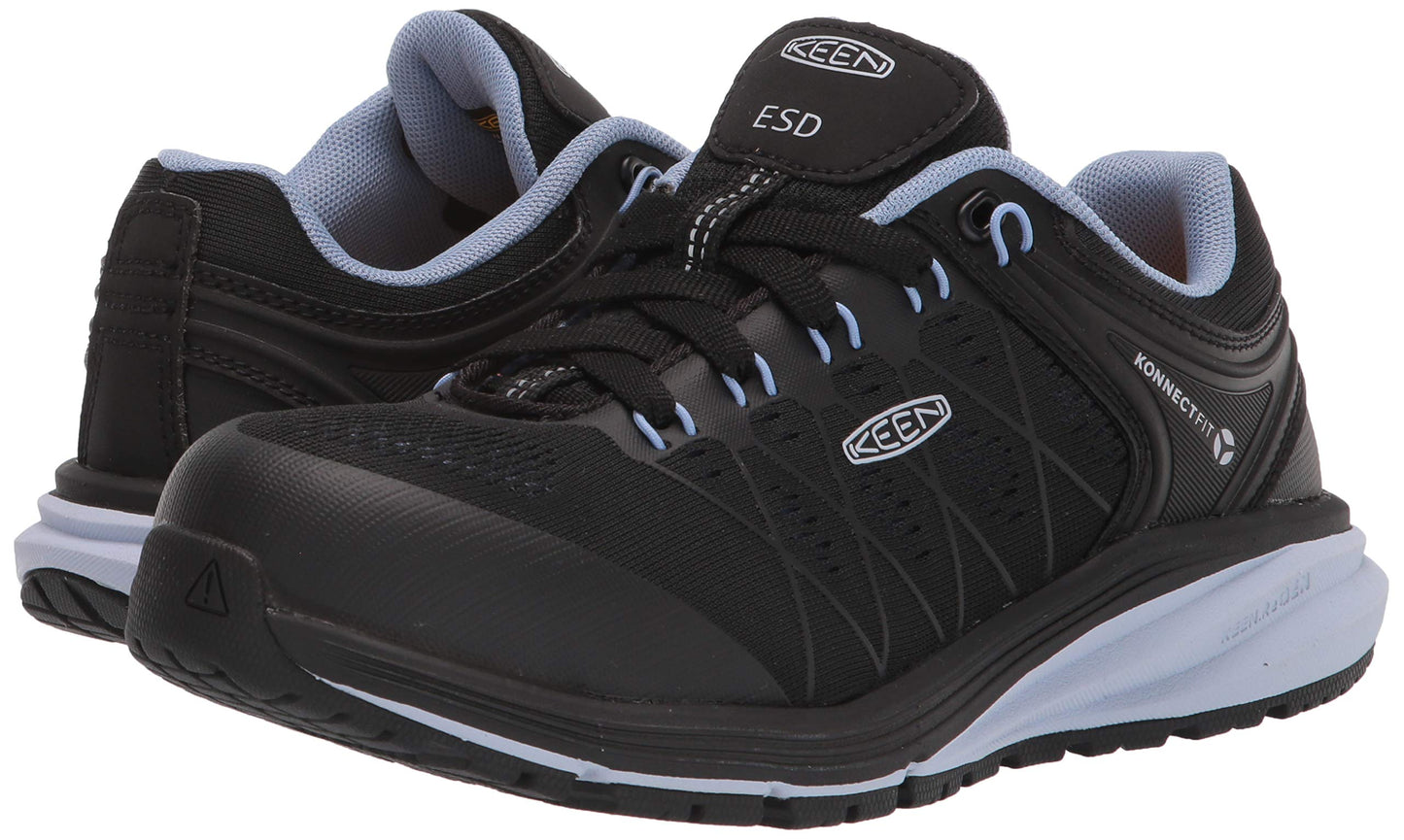 KEEN Utility Women's Vista Energy Low Height Sneakers Composite Toe ESD Work Shoes