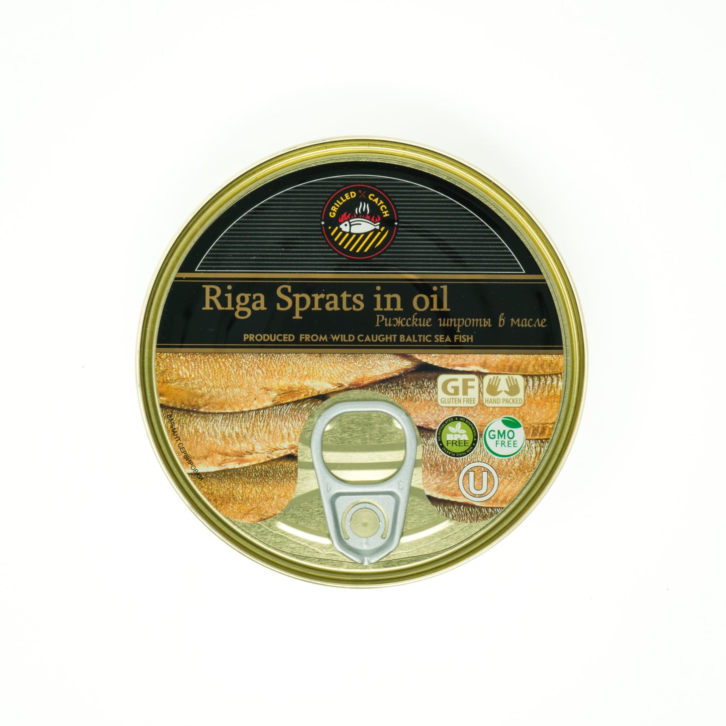 Grilled Catch Smoked Riga Sprats (5.6 Ounce (Pack of 6), Smoked)