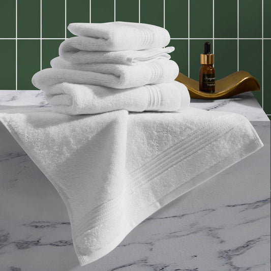Ted Baker 4-Pack Washcloth Set - 100% Cotton - Soft, Highly Absorbent - 13" x 13", White