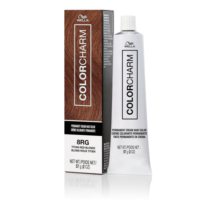 COLORCHARM Permanent Cream Hair Dye | Auburn, Red Violet Hair Colors | Burgundy, Copper, Cherry Cola Shades | 100% Gray Coverage | Vegan, Free of Phthalates & Parabens | 2 oz.