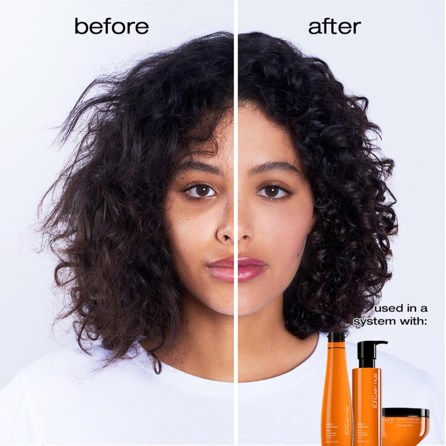 shu uemura art of hair Urban Moisture Deep Hydration Shampoo - Intensely Nourishes and Cleanses, Reduces Frizz and Adds Shine