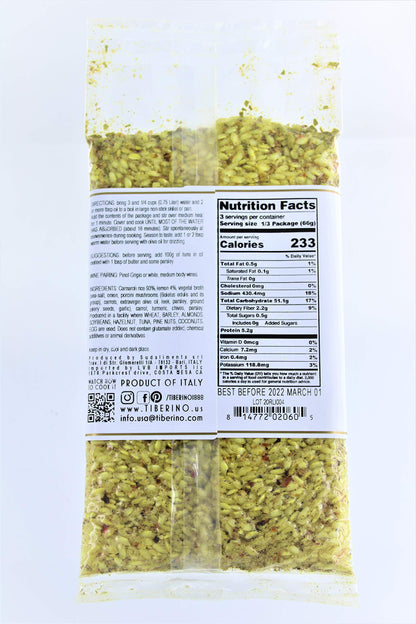 TIBERINO Ravello Lemon Zest Risotto, 7 OZ