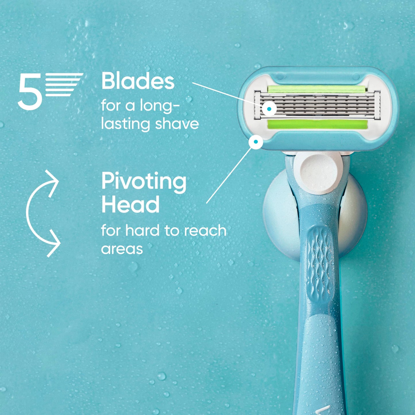 Gillette Venus Extra Smooth Womens Razor Blade Refills, 6 Count, Designed for a Close, Smooth Shave