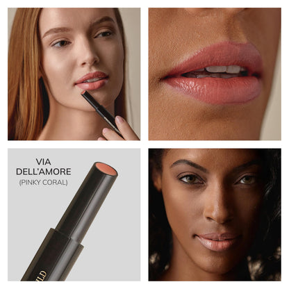 COLLEEN ROTHSCHILD Hydrashine Lipstick Balm – Hydrating, Glossy, Buildable Lip Color – Skin-Care Makeup Hybrid in 5 Versatile Shades