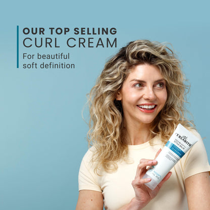 CURLSMITH Hold Me Softly Style Balm - Curl Enhancing, Soft Hold Curl Cream, Lightweight, No Crunch Curl Cream, For All Curl Types, Vegan & Cruelty Free