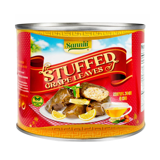 Sanniti Dolmas Stuffed Grape Leaves | Ready to Eat, 70 oz