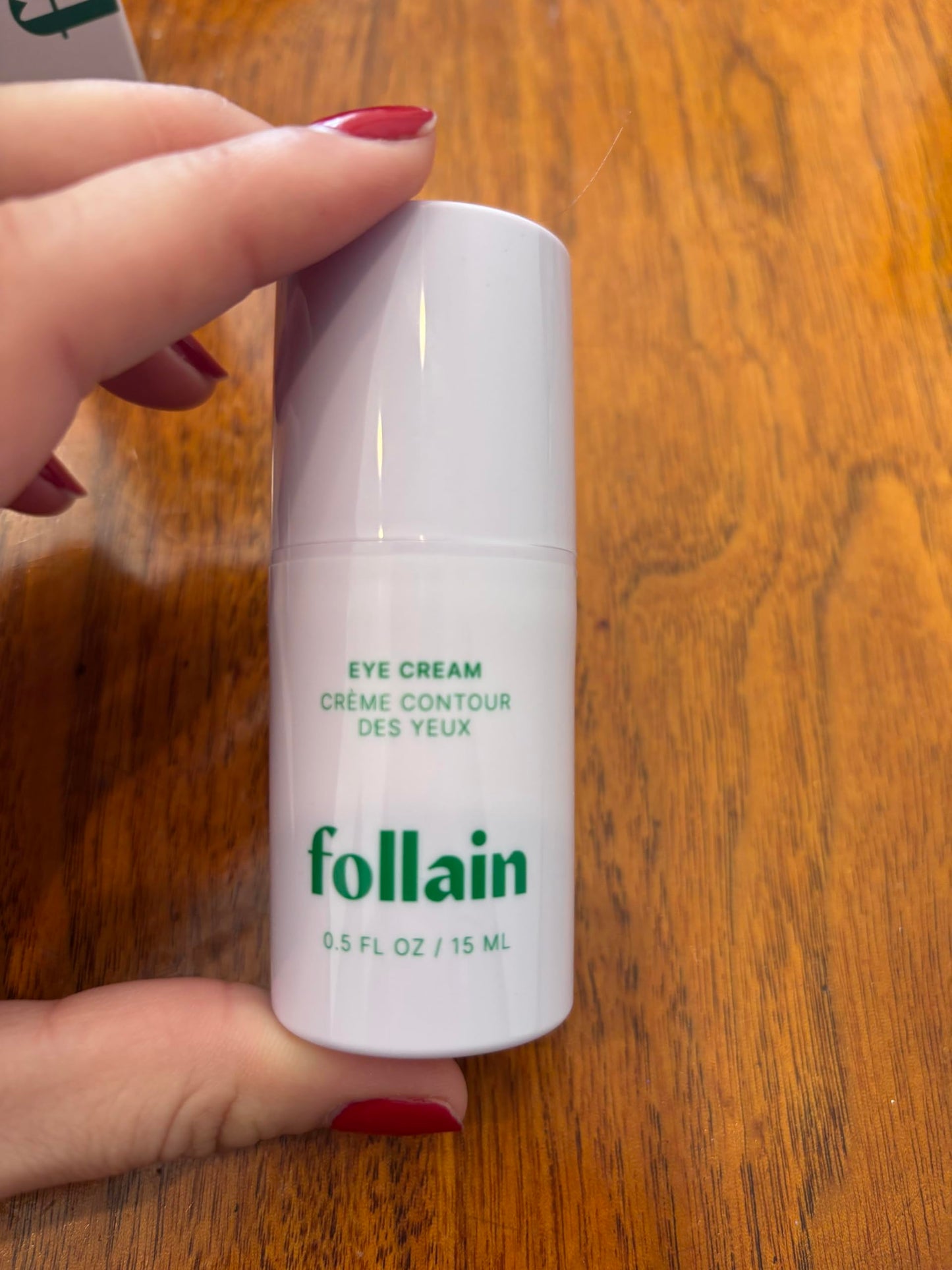 Follain 5% Vitamin C + Caffeine Brightening Eye Cream for all Skin Types | Visibly Reduce Dark Circles, Puffiness, & Wrinkles - Clean Beauty, Daily Hydrating Eye Treatment - Vegan & Cruelty-Free