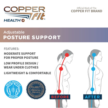 Copper Fit Health Unisex Posture Support, Adjustable_PARENT