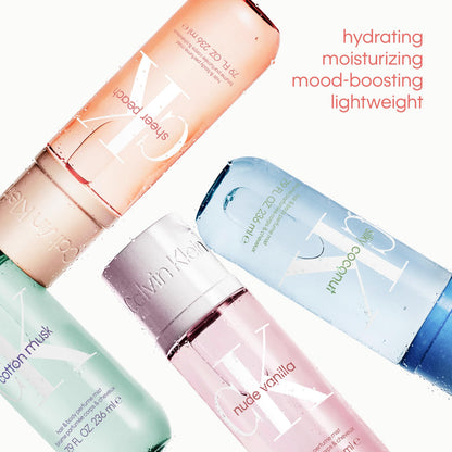 Calvin Klein Hair & Body Perfume Mists – Hydrating Fragrance for Women & Men – Refreshes Skin All Day – Gourmand, Fruity, Vanilla & Floral Scent Options
