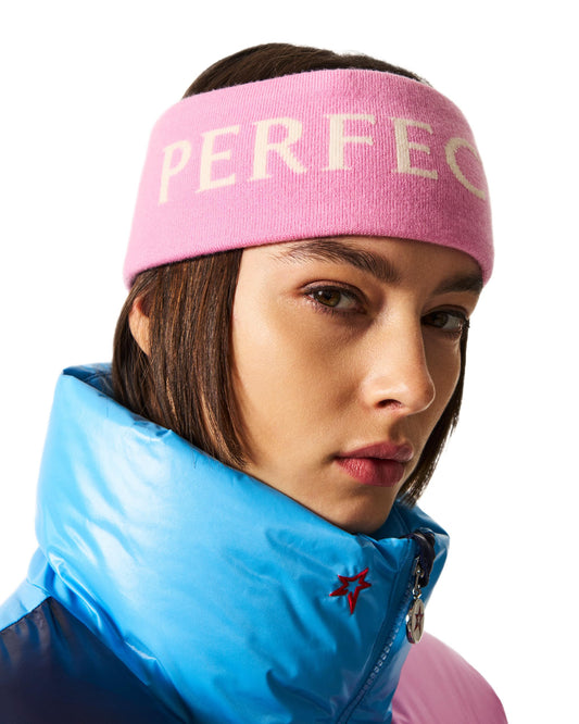 Perfect Moment Houndstooth Headband Chiffon