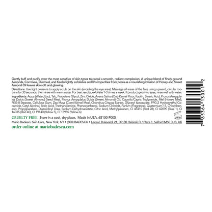 Mario Badescu Face Scrub, Exfoliating Facial Scrub That Softens and Nourishes Skin