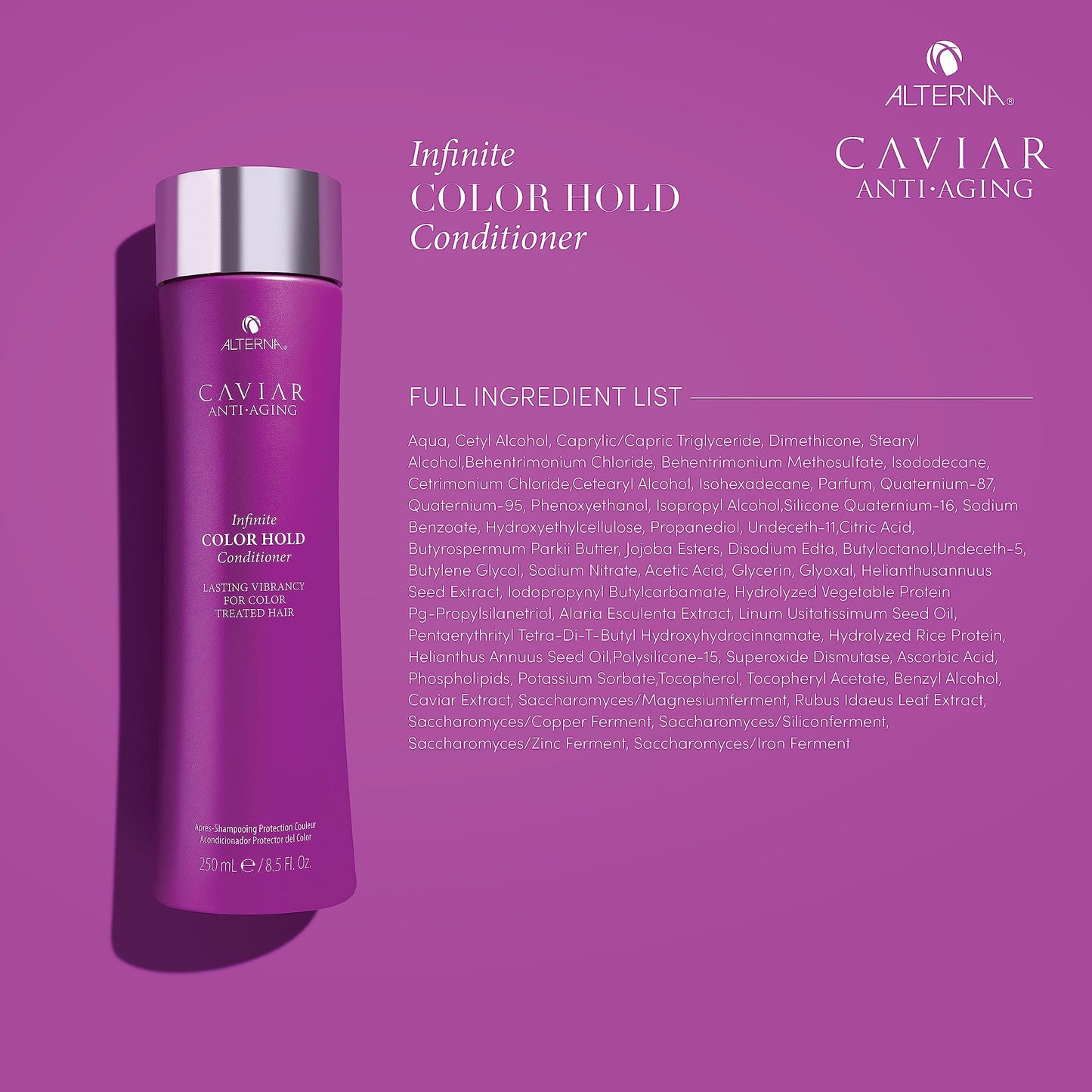 CAVIAR Anti-Aging Infinite Color Hold Conditioner | For Color Treated Hair | Minimizes Color Fade | Sulfate Free