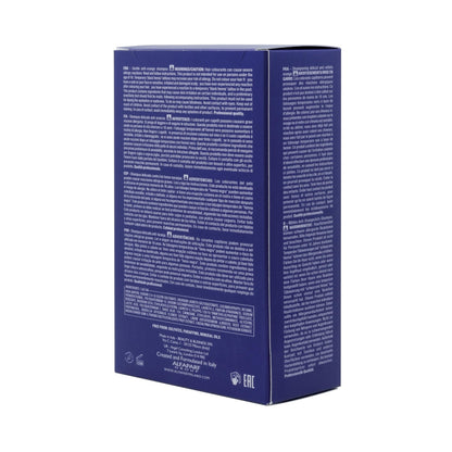 ALFAPARF MILANO Semi di Lino Blue Shampoo for Brunette, Brown, Chestnut & Dark Hair - Anti Orange Shampoo - Sulfate Free - Removes Brass & Unwanted Orange Tones (8.45oz)