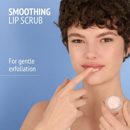 Hydramemory Exfoliating Lip Scrub, Smoothing Treatment, Removes Dead Cells, Dryness, Restores Softness, Silkiness, Vegan, Jojoba Microspheres, Shea Butter, All Skin Types, 0.34 Fl Oz