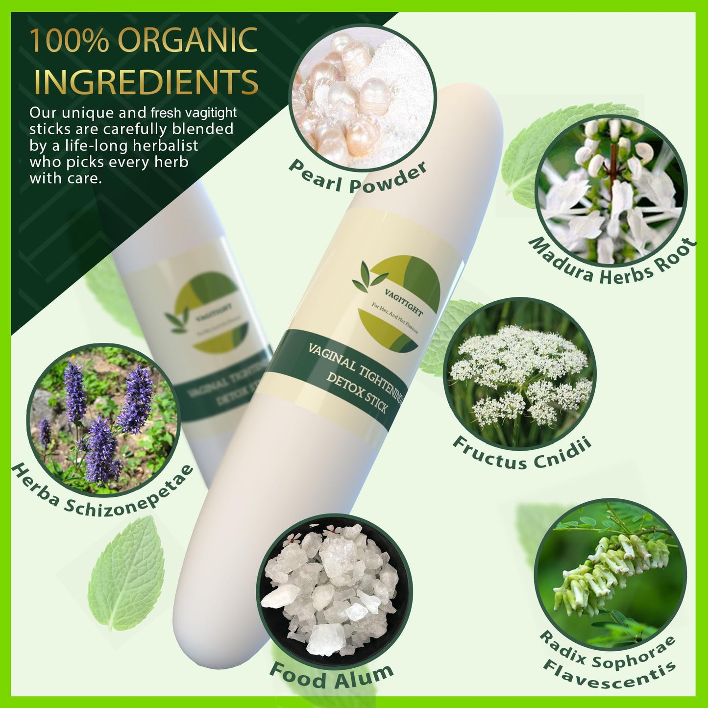 Vaginal Tightening & Rejuvenation – Doctor Approved for Natural Balance – Feminine Hygiene Wand for Odor, pH Support & Confidence – 100% Organic Herbal Formula