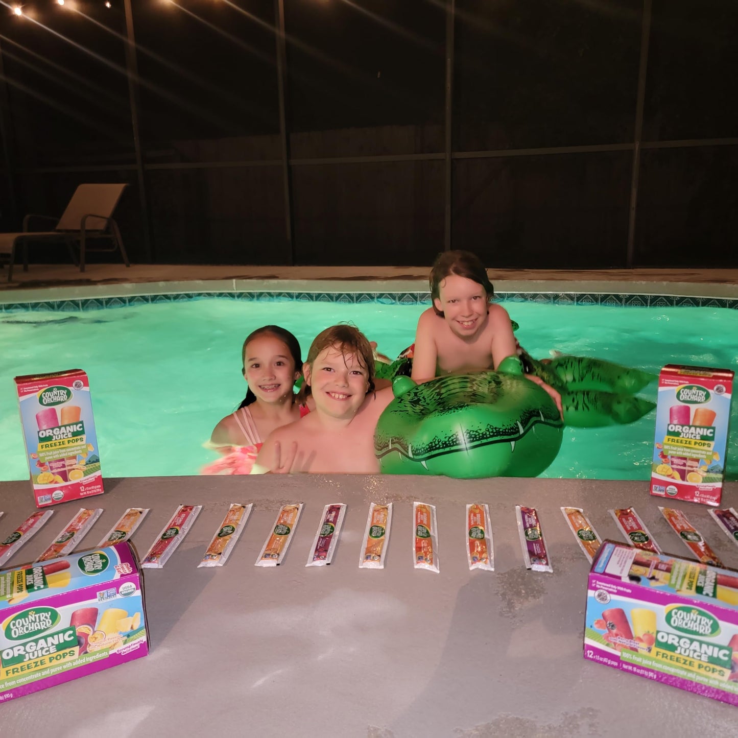 Kisko Freezies Country Orchard Organic Freeze Pops 100% Juice (Tropical)
