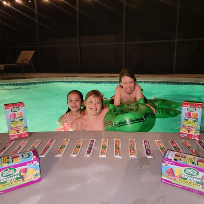 Kisko Freezies Country Orchard Organic Freeze Pops 100% Juice (Tropical)
