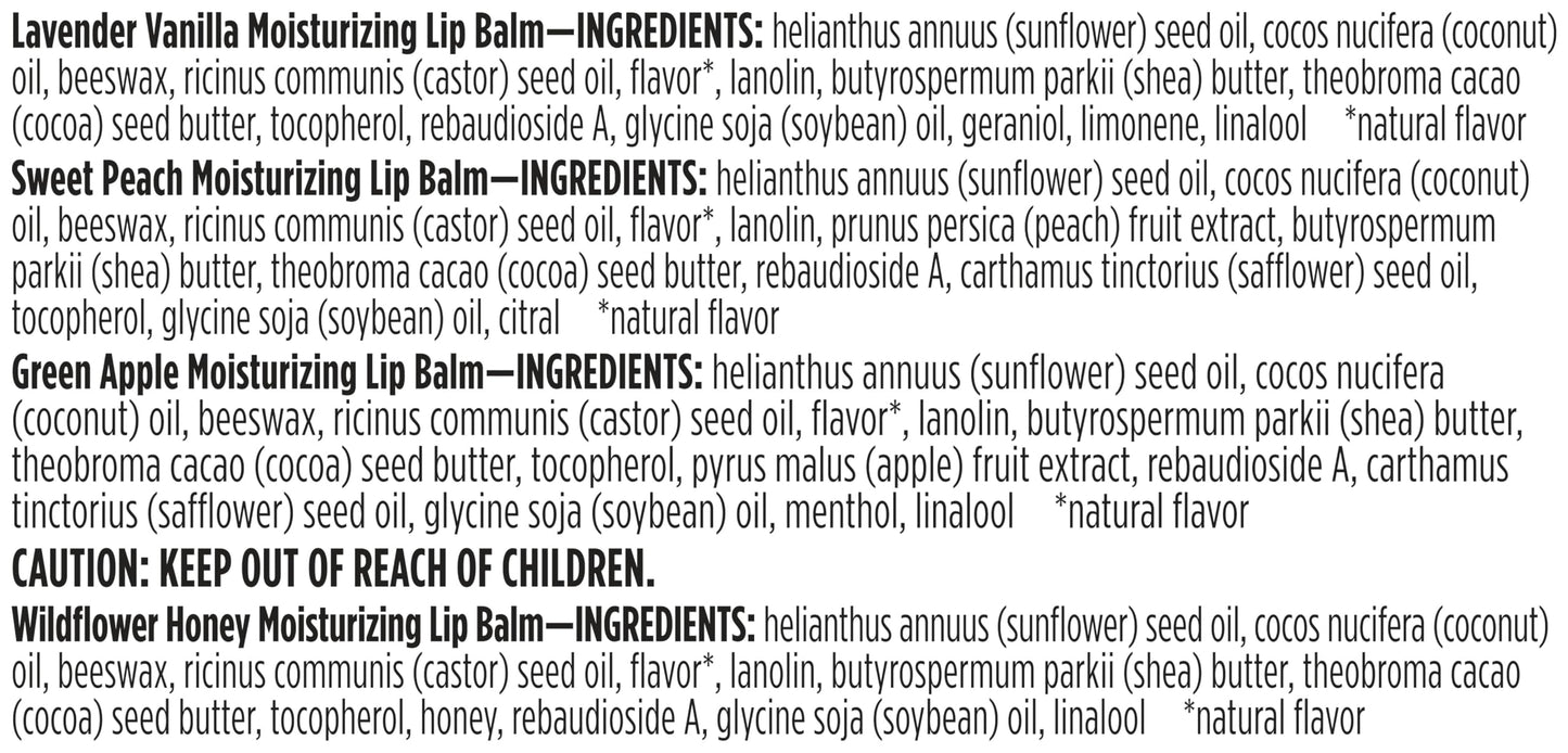 Burt's Bees Easter Basket Stuffers, All Weather SPF 15 Lip Balm, Water-Resistant Lip Moisturizer, Tint-Free, Natural Conditioning Treatment, 2 Tubes, 0.15 oz.
