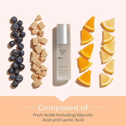 Yon-Ka Alpha Peel Concentrate | Anti-Aging Night Peel | Treat Fine Lines and Wrinkles with Alpha Hydroxy Acids | For All Skin Types | Paraben-Free | 1.01 fl oz