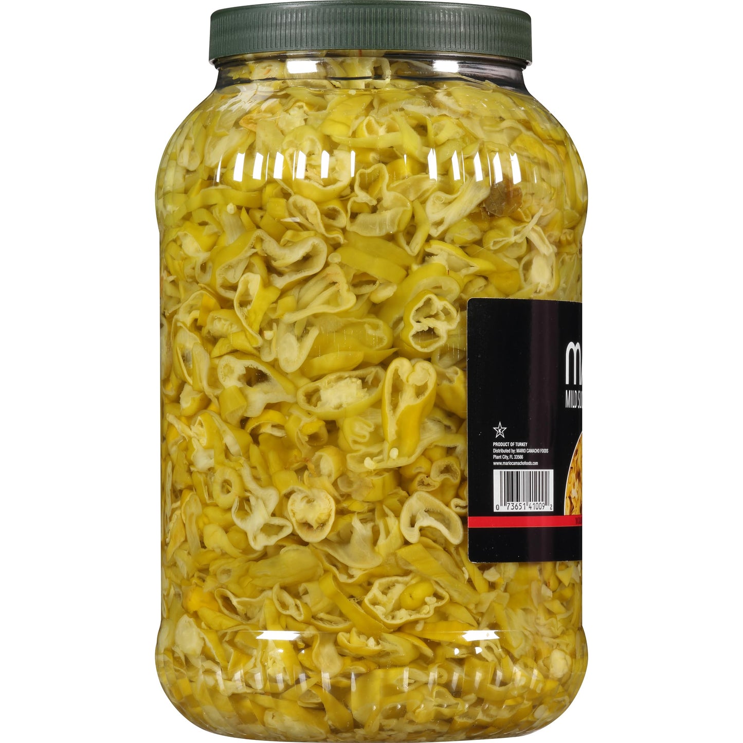 Mario Camacho Foods Sliced Pepperoncini in PET, 58.2 Ounce