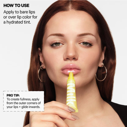 Milk Makeup Balmade Electrolyte Lip Balm – Hydrating, Sheer Gloss Nourishes + Replenishes Moisture – Clean, Vegan Formula with High-Shine Finish