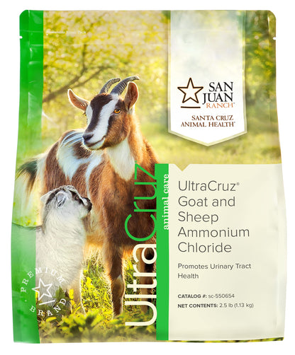 UltraCruz® Goat and Sheep Ammonium Chloride, 2.5 lb, 298 Day Supply