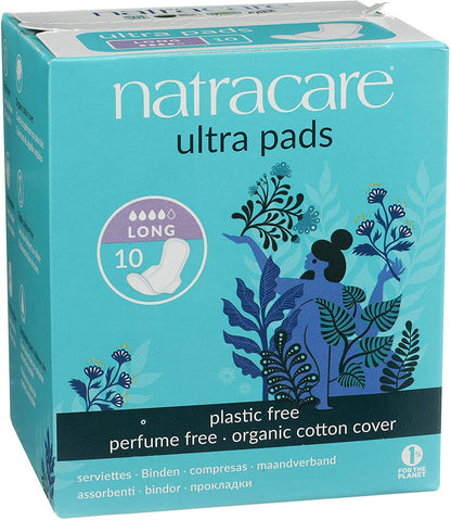 Natracare: Natural Ultra Long Pads With Wings (2 X 10 Ct)