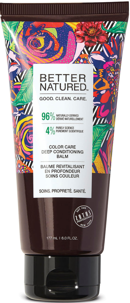 Better Natured Color Care Deep Conditioning Balm for Color Treated Hair with Coconut, Tahitian Palm and White Orchid - Preserves Vibrancy of Color (2 Sizes)