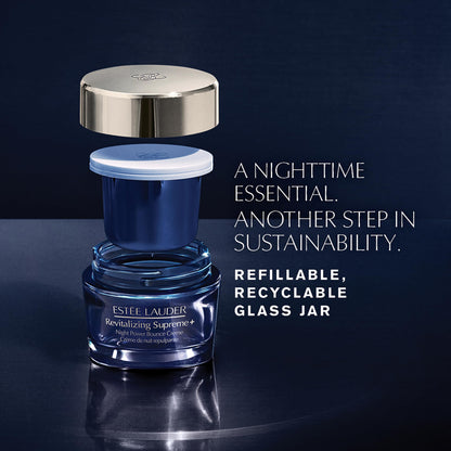 Estée Lauder Revitalizing Supreme+ Night Power Bounce Cream | Face Moisturizer with Peptides | Firms, Lifts & Plumps Skin