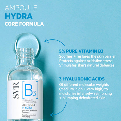 SVR Concentrate Hydra Plumping Face Serum With Niacinamide And 3 Types Of Hyaluronic Acid. Moisturize, Visibly Plumps And Reduces The Appearance Of Fine Lines. Fragrance Free Care, 1 Fl.oz.