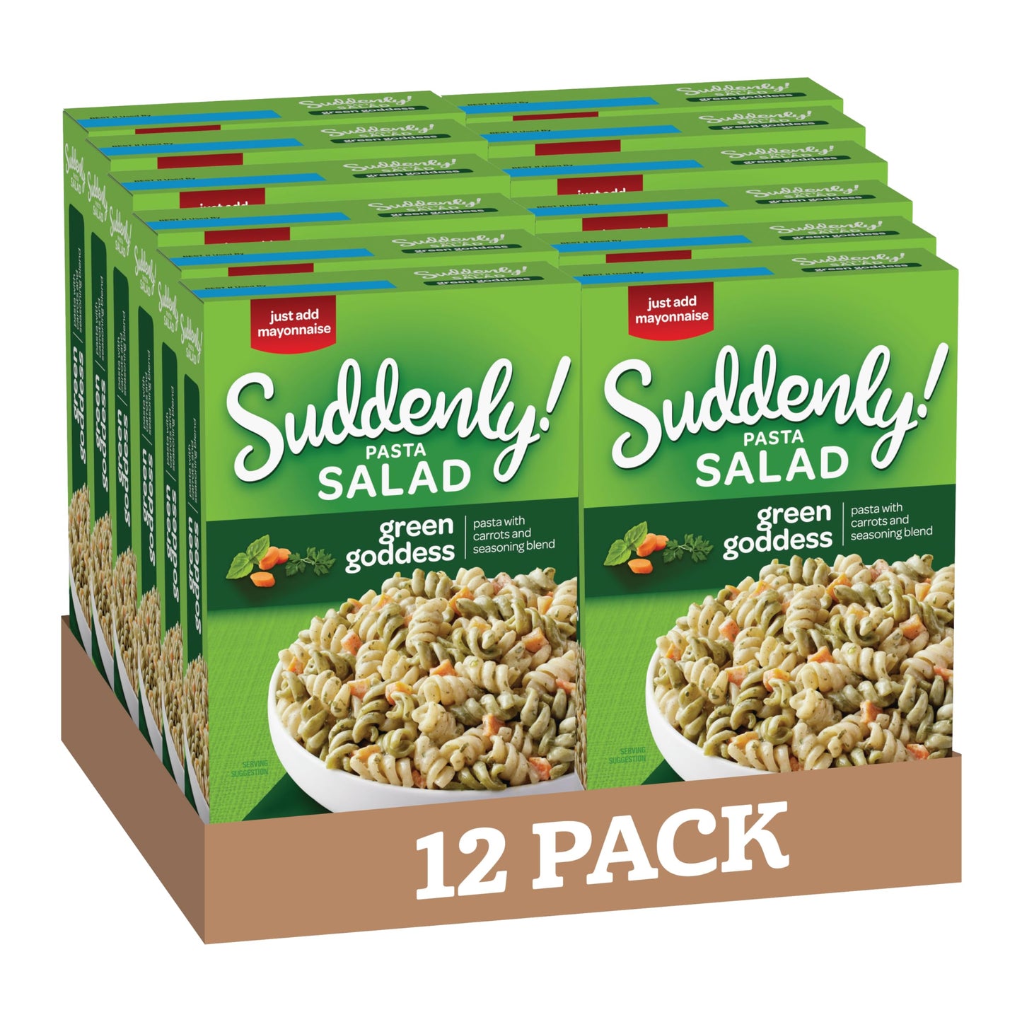 Suddenly Salad Pasta Green Goddess - 7.5 Oz 12 Pack