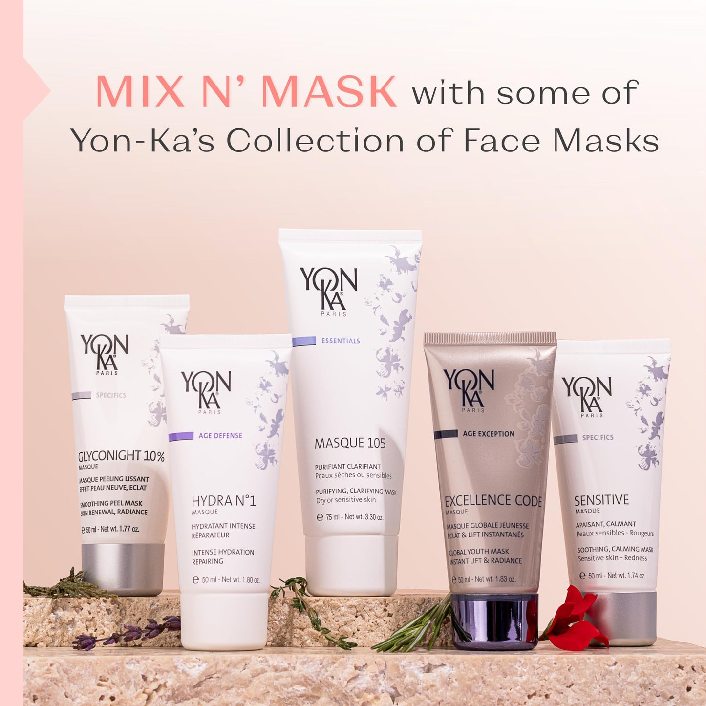 Yonka Essentials Masque 105 | Clarifying and Purifying Face Mask | Weekly Treatment for Dry and Sensitive Skin | Hydrates While Tightening Pores and Purifying Skin | 3.30 oz