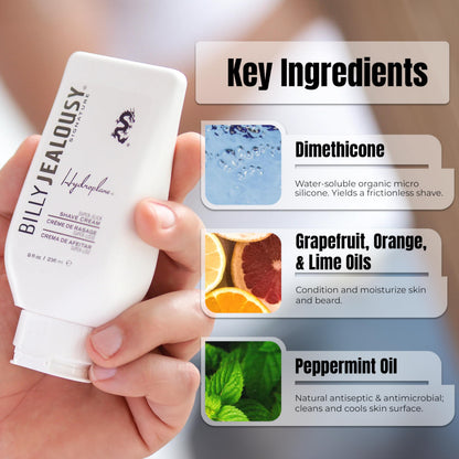 Billy Jealousy Hydroplane Foamless Super-Slick Mens Shave Cream
