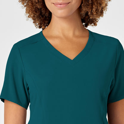 WonderWink Renew Women's V-Neck Scrub Top, Caribbean, M