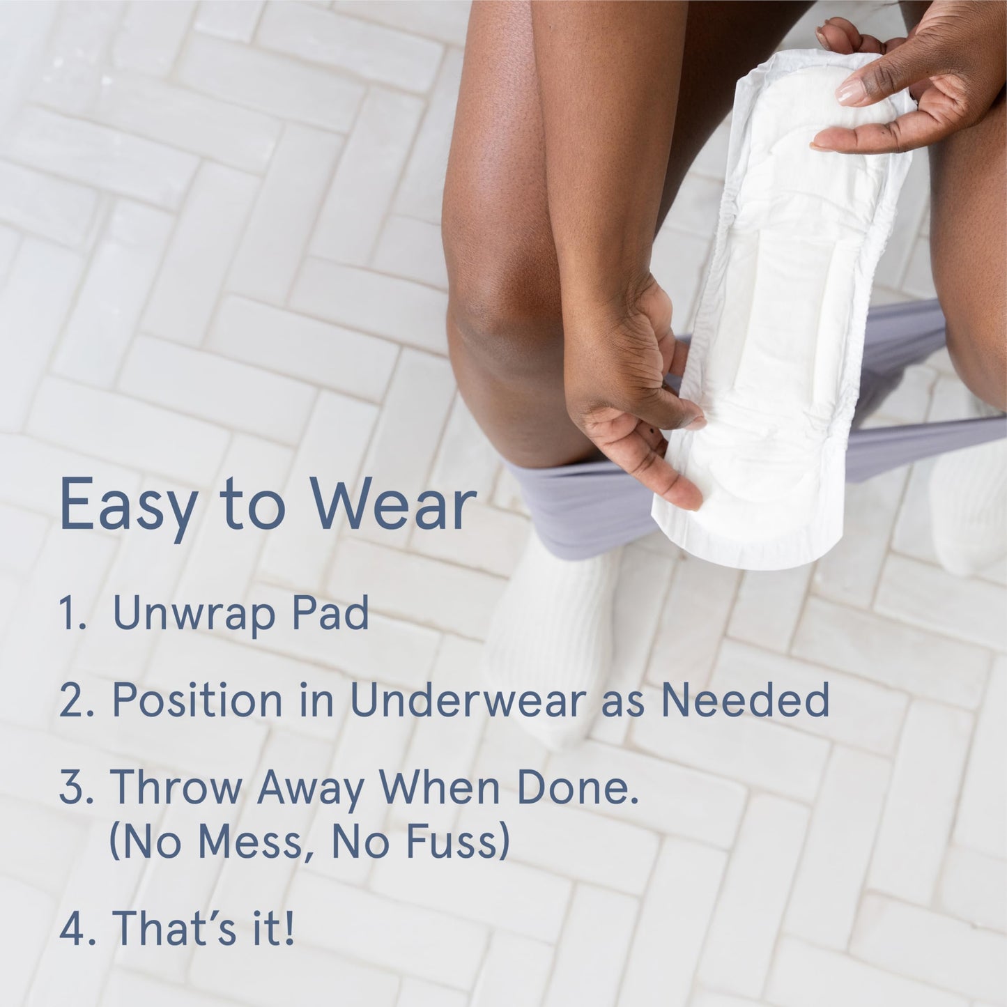 LOLA Organic Cotton Postpartum Pads - Max Absorbency Pads for Postpartum Bleeding - Extra-Long Overnight Liners for Women - Hospital Bag Essentials - 32 Count, Unscented