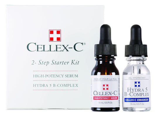 Cellex-C 2-Step Starter Kit, High Potency Serum, Hydra 5 B-Complex
