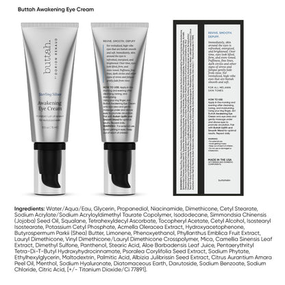 Buttah Skin Awakening Eye Cream for Dark Circles and Puffiness - Anti Aging Eye Care Cream - Eye Cream For Wrinkles - Nourishing and Hydrating Under Eye Treatment with Natural Ingredients