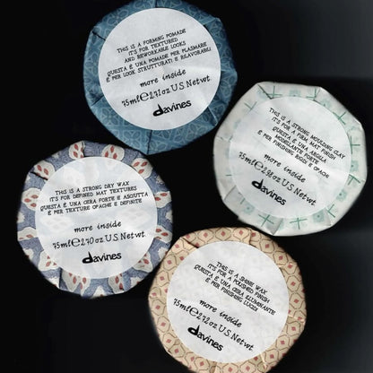 Davines This Is A Forming Pomade, Medium Hold Structure & Workability - Lightweight Formula for Short Hair Styling - Natural Shine & Memory Effect, 2.54 Fl Oz