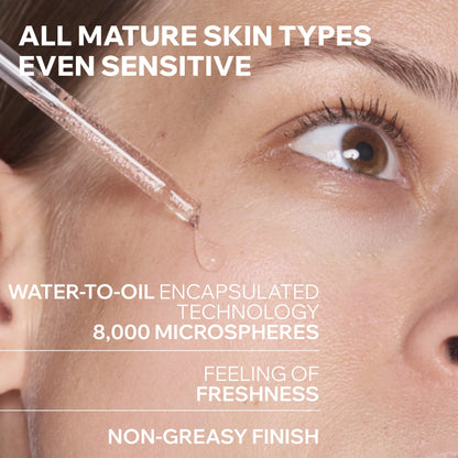 Uriage Age Absolu Collagen Booster Micro-Redensifying Serum With Procollagen Peptides & Retinol, Plumping Effect, Wrinkles, Radiance, Volume, Non-Greasy Finish