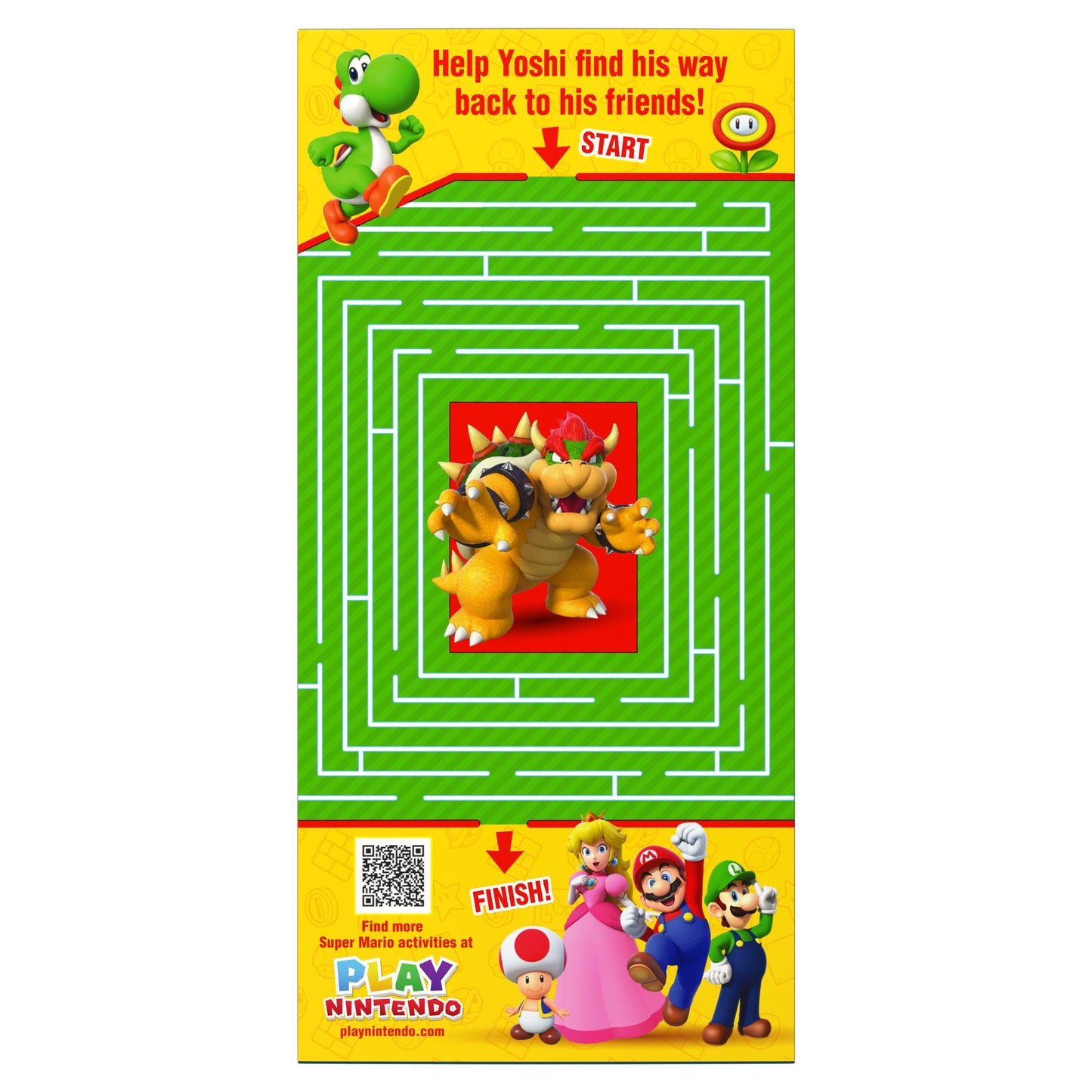 Kraft Mac & Cheese with Super Mario Power-Up Pasta Shapes, 1 Box, for Easy Dinner or Dinner Sides, Original Flavor, No Artificial Flavors, Preservatives or Dyes, 5.5 oz