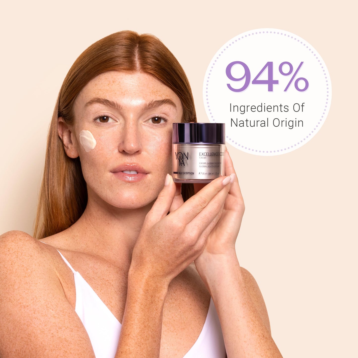 Yonka Age Exception Excellence Code Creme | Unique and Specialized Anti-Aging Cream | Designed for Mature and Hormonally Imbalanced Skin Types