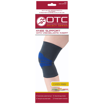 OTC Knee Brace, Compression Recovery, Gel Insert, Small
