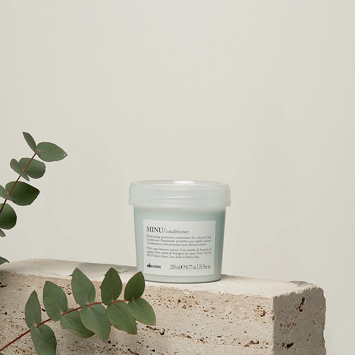 Davines MINU Conditioner, Protect And Condition Color Treated Hair, Add Shine And Detangle