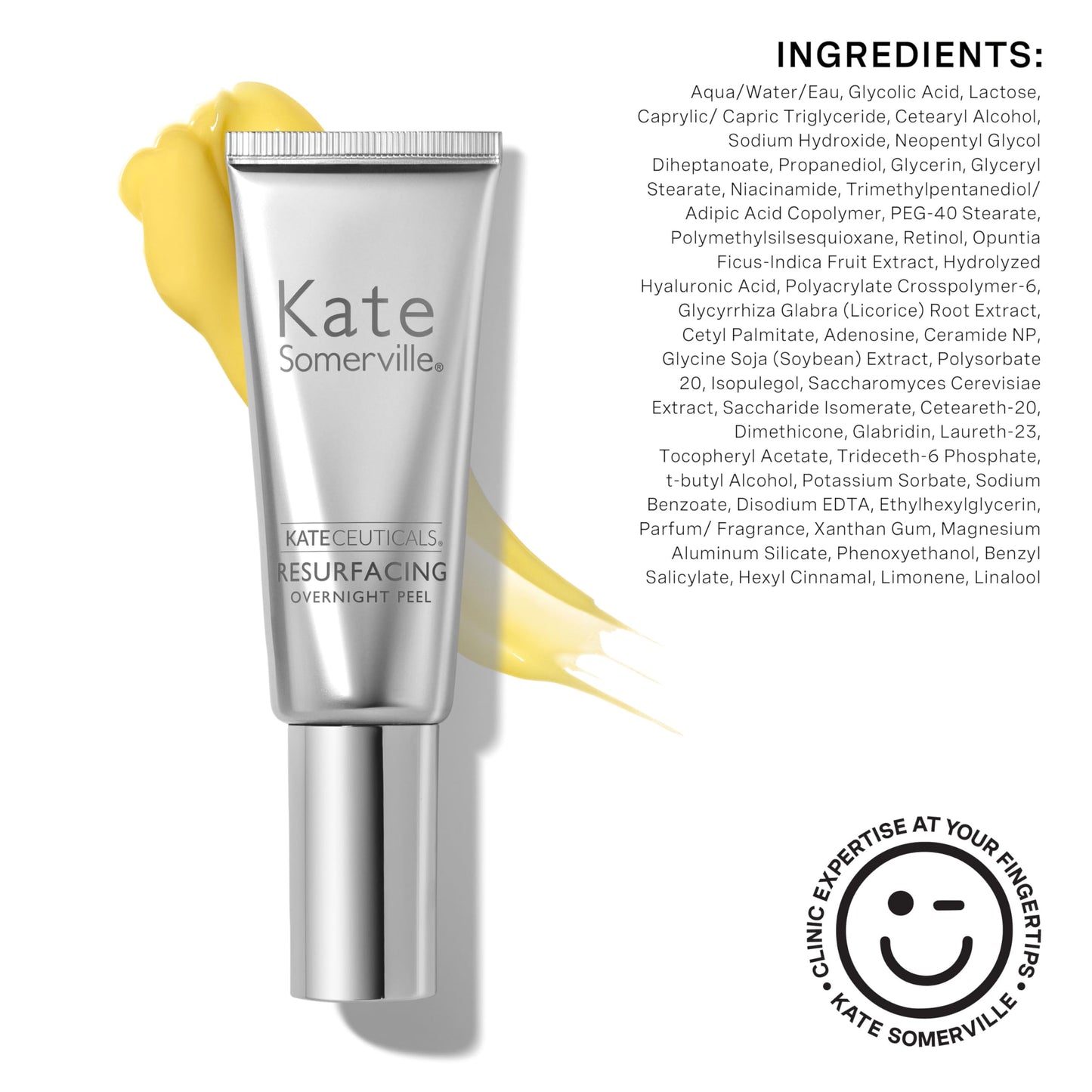 Kate Somerville KateCeuticals® Resurfacing Overnight Peel – Clinic-Grade Face Peel, Powerful Anti-Aging Treatment, 1 Fl Oz