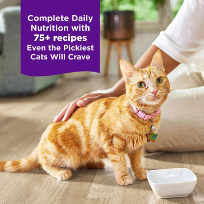 Wellness Complete Health Purrfect Duos, Cuts in Gravy, Adult Wet Cat Food, Natural, Protein-Rich, Grain-Free, 2.64 Ounce, 12 Pack, (Tuna & Cod Dinner Recipe)