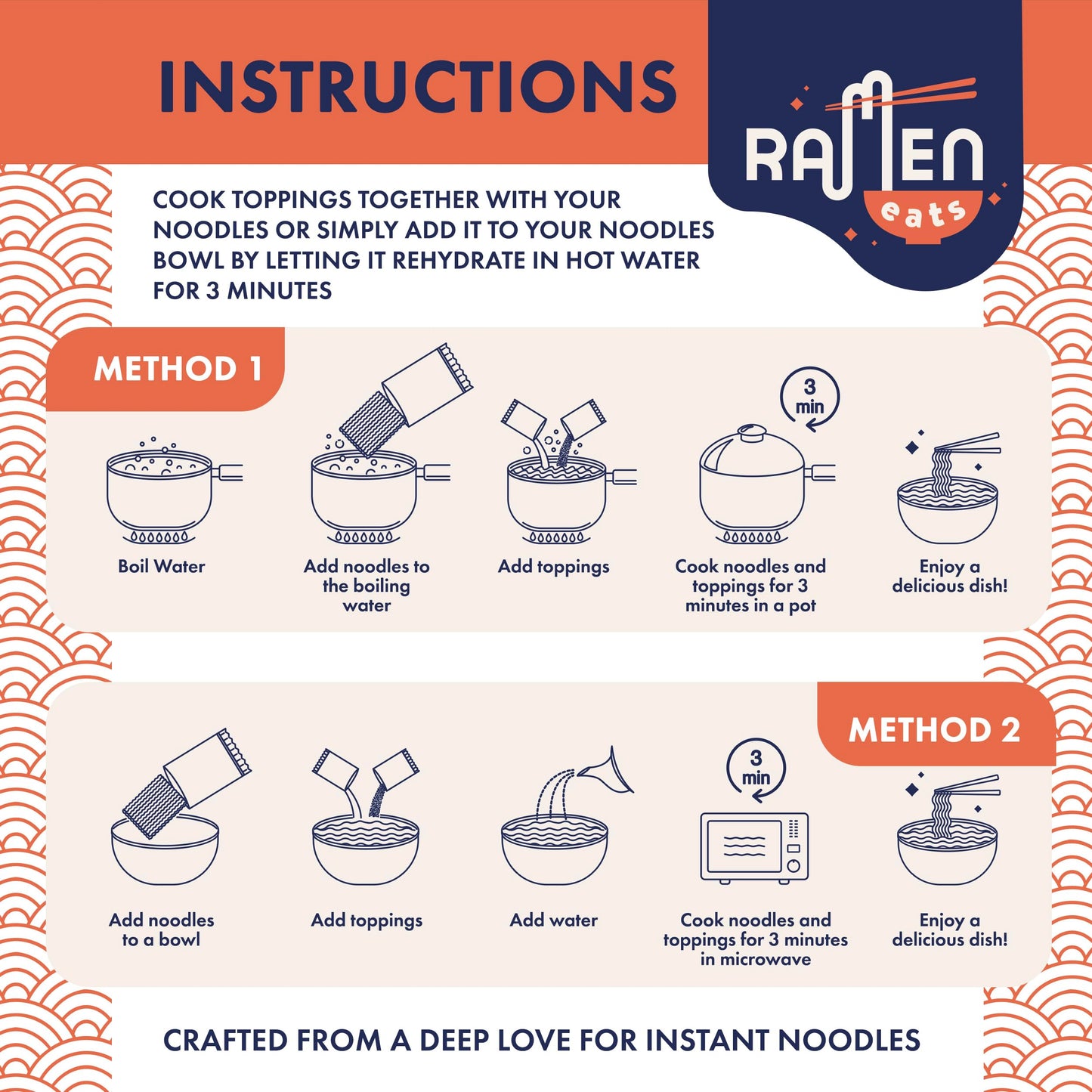 Ramen Eats Dehydrated Fish Cake Narutomaki Noodle Topping 3 OZ (Standard)
